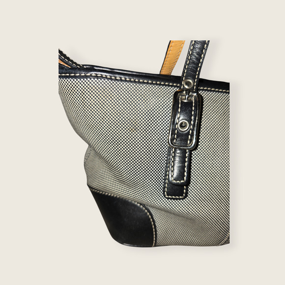 Vintage Coach 2002 Hampton Small Tote Black - Picture 6 of 7